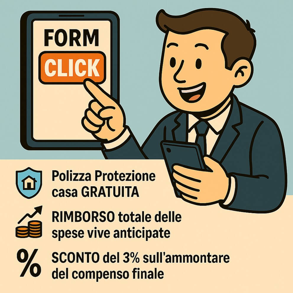 Polizza gratuita - Rimborso spese - Sconto 3%