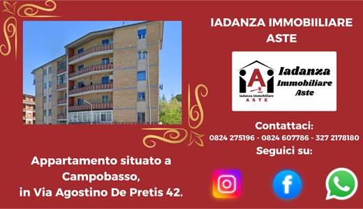 Appartamento con cantina all'asta a Campobasso