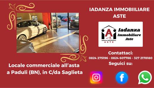 Locale commerciale all'asta a Paduli (BN)