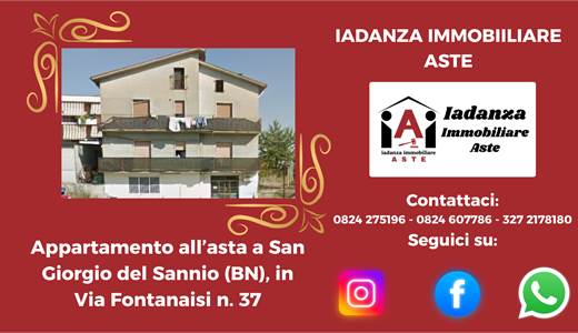 Appartamento + Box all'asta a San Giorgio del Sannio