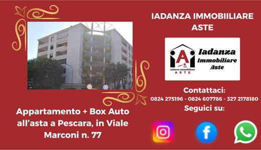 Appartamento + Box Auto all'asta a Pescara