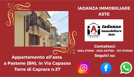 Appartamento all'asta - Frazione Pastene- S.Angelo a C. - (BN)