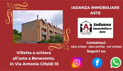 VILLETTA  A SCHIERA ALL'ASTA A BENEVENTO