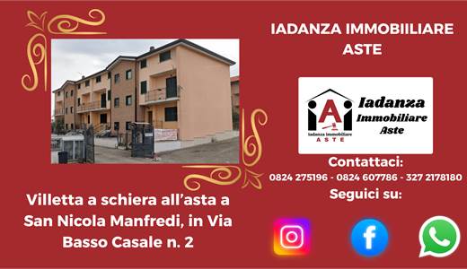 Villetta a schiera all'asta a San Nicola Manfredi (BN)
