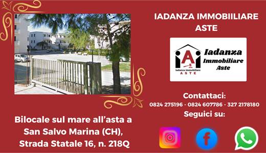 Bilocale sul mare all'asta a San Salvo Marina (CH)