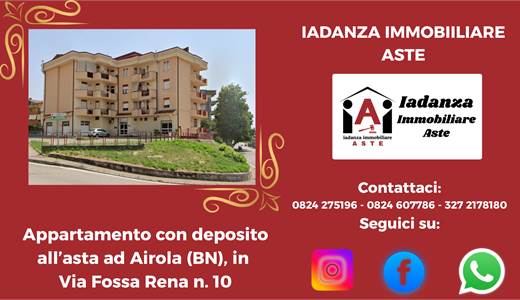 Appartamento con locale deposito all'asta ad Airola (BN)