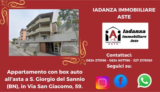 Appartamento con box auto all'asta a San Giorgio del Sannio (BN)
