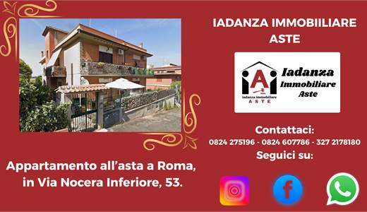 Appartamento all'asta a Roma 