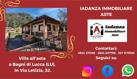 Villa all'asta a Bagni di Lucca (LU)