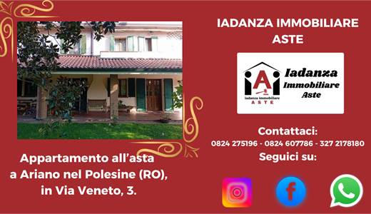 Villetta a schiera all'asta a Ariano nel Polesine (RO)