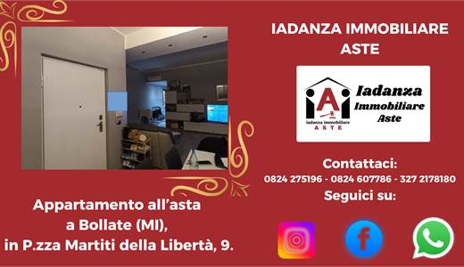 Trilocale all'asta a Bollate (MI)