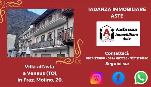 Villa all'asta a Venaus (TO)