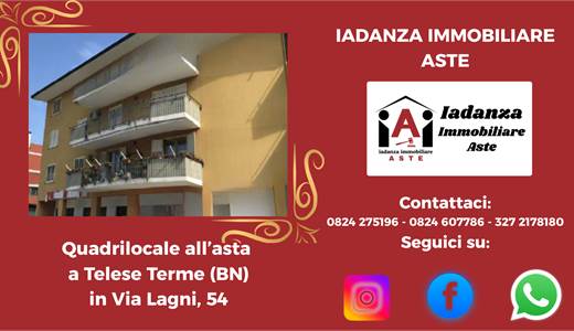 Quadrilocale all'asta a Telese Terme (BN)