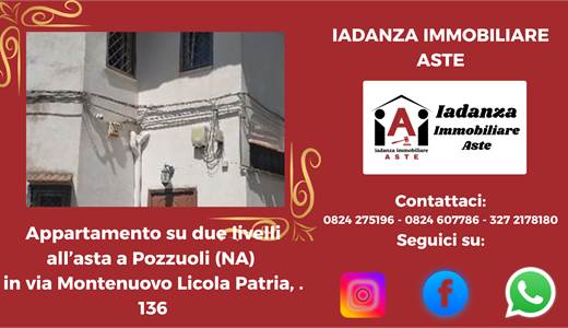 Appartamento su due livelli all'asta a Pozzuoli (NA)