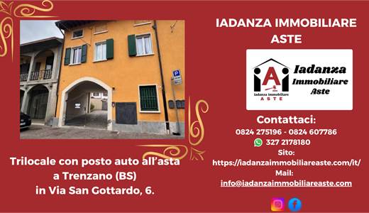 Trilocale all'asta a Trenzano (BS)