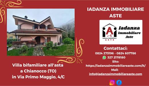 Villa bifamiliare all'asta a Chianocco (TO)