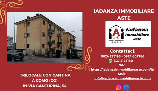 Trilocale con Cantina a Como (CO)