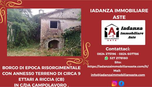 Rustico/Casale in vendita a Riccia