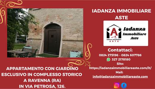 APPARTAMENTO CON GIARDINO ESCLUSIVO IN COMPLESSO STORICO A RAVENNA (RA)