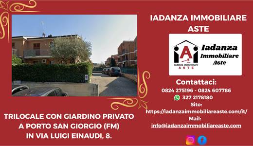 Trilocale con giardino privato a Porto San Giorgio (FM)